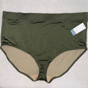 Lane Bryant Swim by Cacique Olive Bikini Brief Size 28